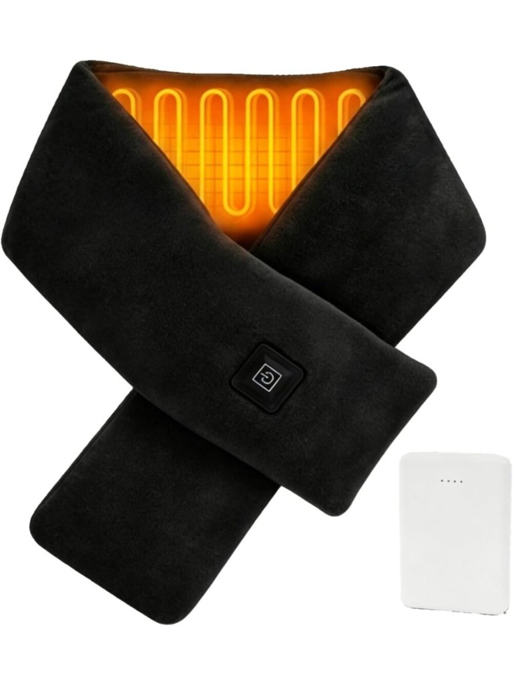Cozy Heated Neck Wrap Scarf for Pain Relief | USB Electric Warmer, 3 Levels